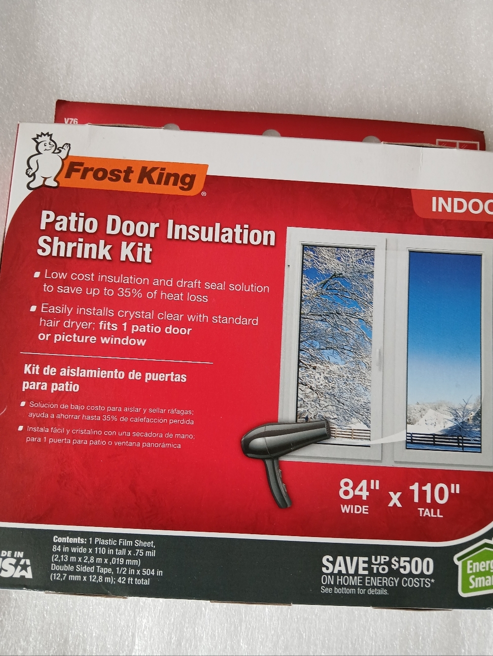 Door Insulation Shrink Kit - 2 boxes